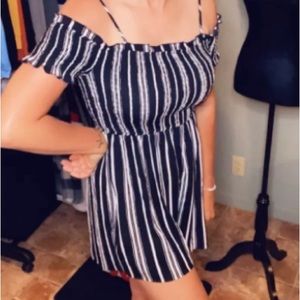BOUTIQUE Stripe Romper